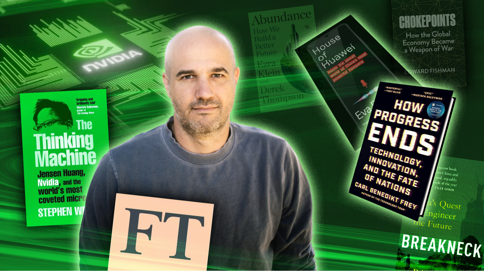 Чиповая доминация Nvidia, техногонка США и Китая, санкции как оружие. Главные бизнес-книги года от FT