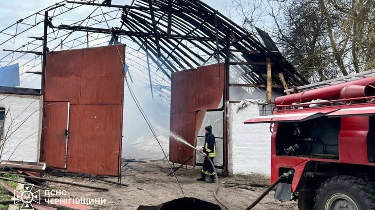 Ворожа атака знищила фермерське господарство на Чернігівщині