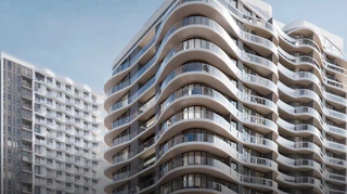 В Киеве вражеский дрон повредил жилой комплекс, который достраивают