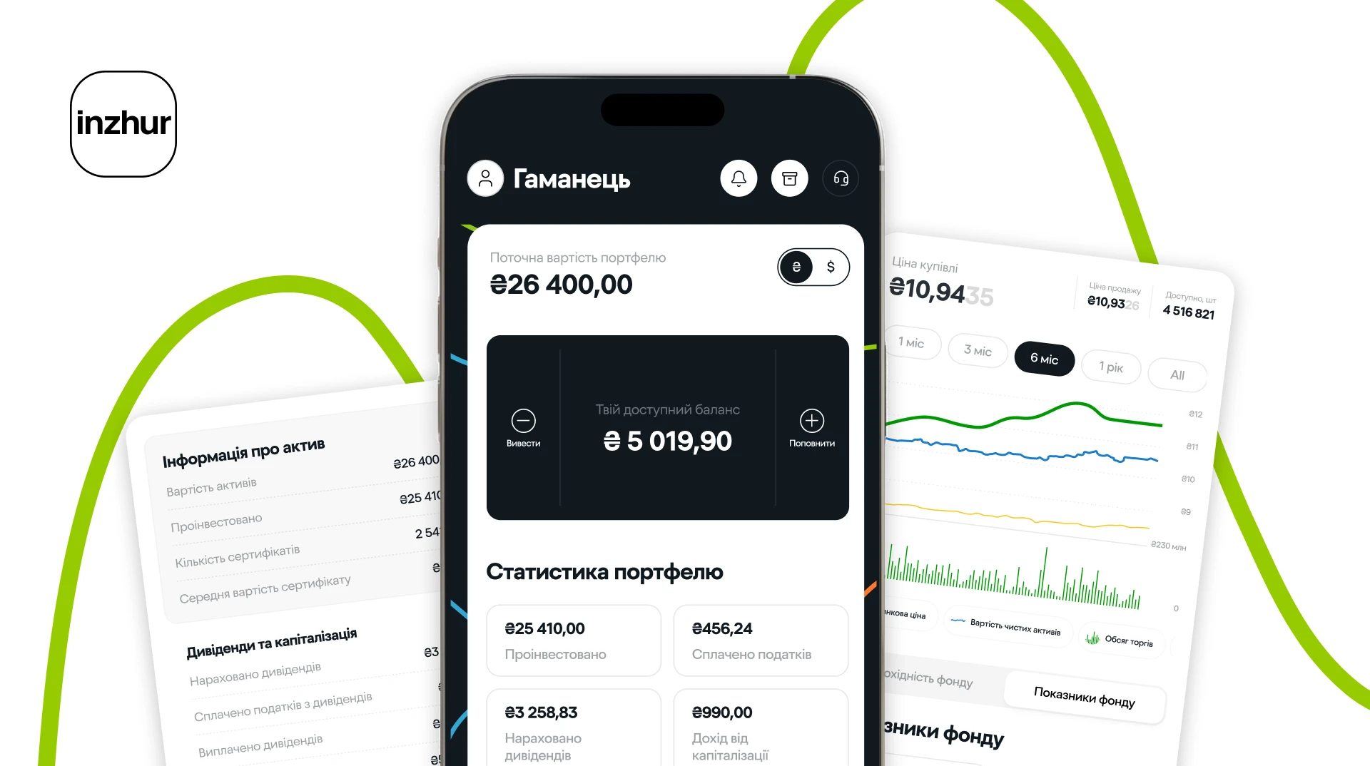 Inzhur презентував застосунок для інвестування у нерухомість та облігації