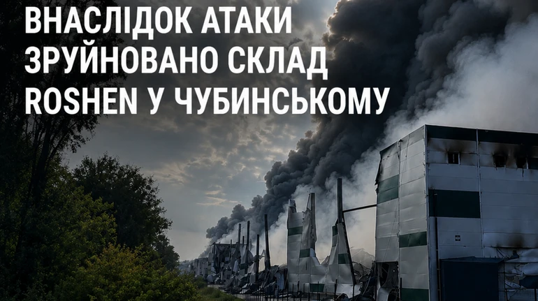 Росія зруйнувала склад Roshen поблизу Борисполя