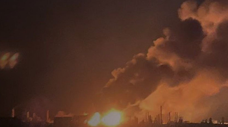 Атака дронів зупинила роботу астраханського заводу Газпрому