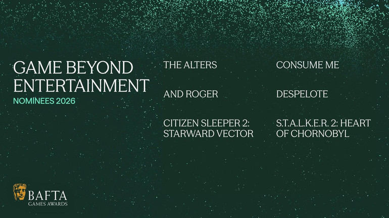 Украинскую игру S.T.A.L.K.E.R. 2: Heart of Chornobyl номинировали на премию BAFTA Games Awards