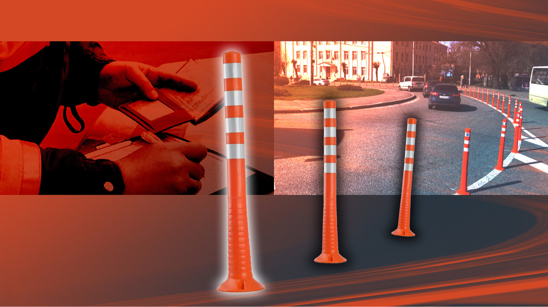 Когда правила дорожного движения не работают. Как оранжевые столбики заполонили Киев