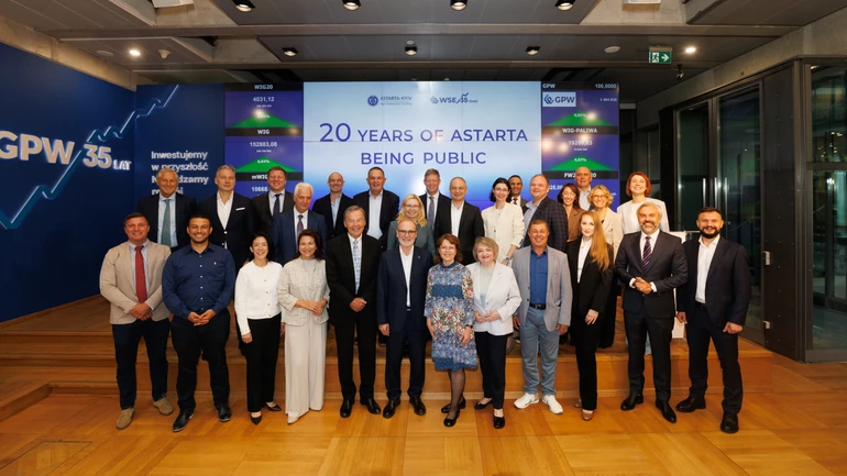 Астарта відзначила 20 років з моменту IPO на Варшавській фондовій біржі