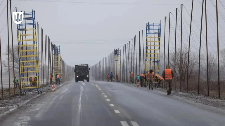 На дорогах Волыни планируется установить антидроновые сетки