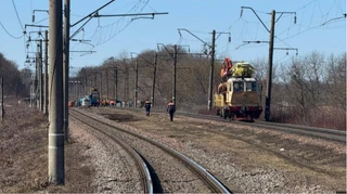 У Полтавській області на залізничному мосту загорілися дроти