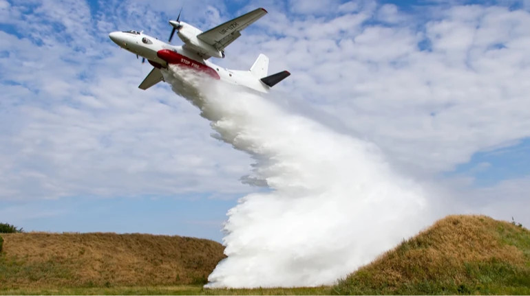Украинская авиакомпания выполнила 450 противопожарных миссий в Турции и Черногории