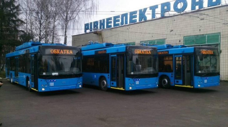 Рівне планує до 2030 року купити 55 нових тролейбусів