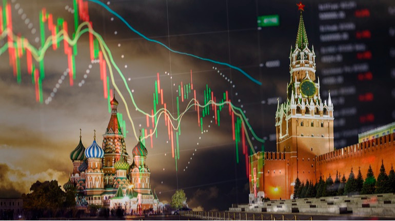 Российские акции рекордно обвалились после заявления МИД РФ о разрушении отношений с США