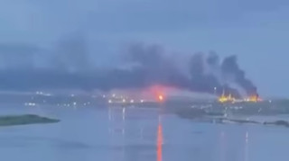 В Росії безпілотники атакували Саратовський НПЗ: вирує масштабна пожежа