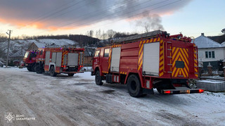 На Закарпатті загорілась магістральна газова труба