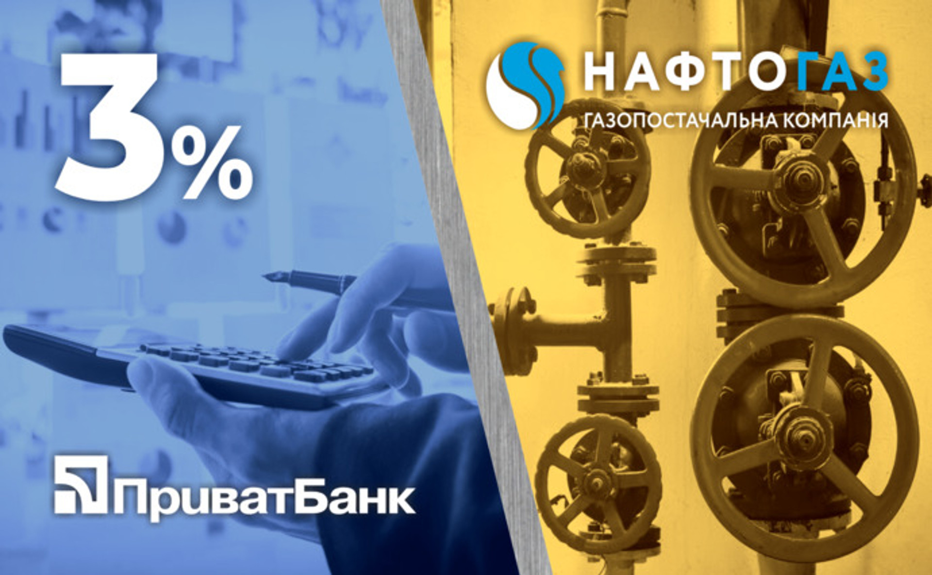 Приватбанк = 3% держбюджету, Нафтогаз фінансуватиме ціни на газ іще рік