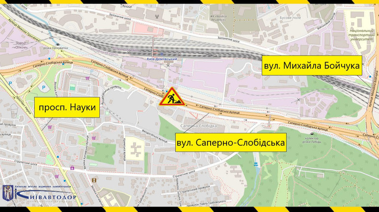 На рік перекриють пішохідний міст у Голосіївському районі Києва