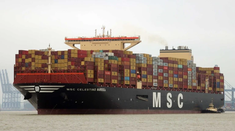 MSC запускает контейнеровозы по новому маршруту, который обходит Ормуз