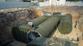 На Киевщине установили первое модульное подземное укрытие