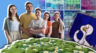 Очереди длиной в месяцы и километры пряжи: как в Виннице изготавливают ковры за десятки тысяч гривень