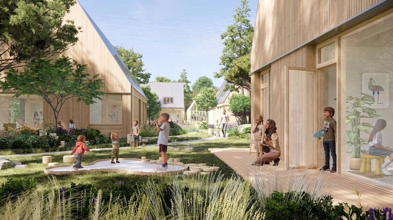 Возле Львова начали строить первый в Украине городок для детей-сирот