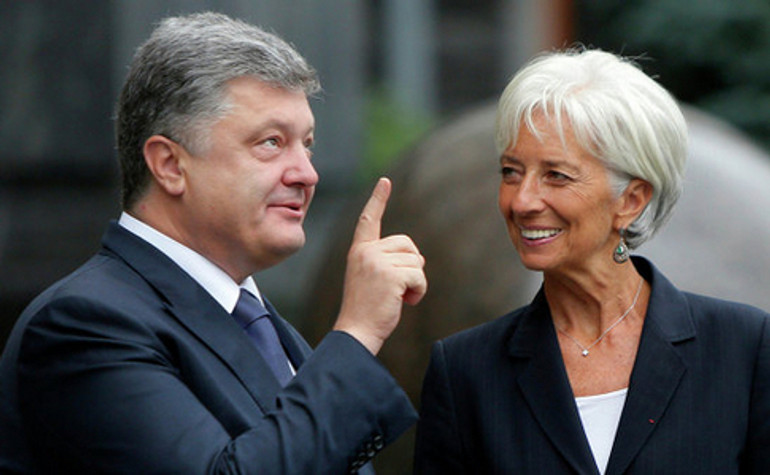 Порошенко и Лагард обсудили новую программу МВФ