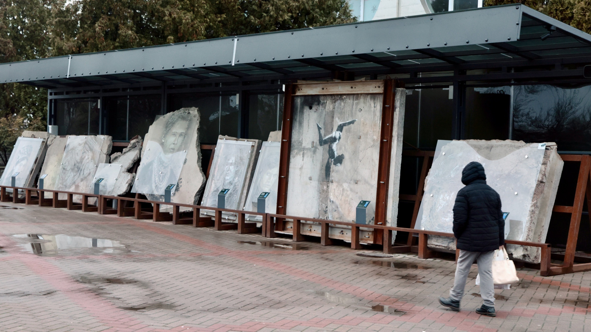 Особые остатки от разрушенных войной домов в Бородянке