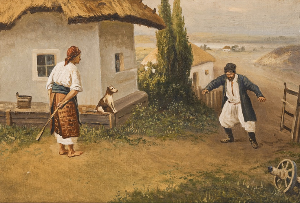 Картина Николая Пимоненко Домой