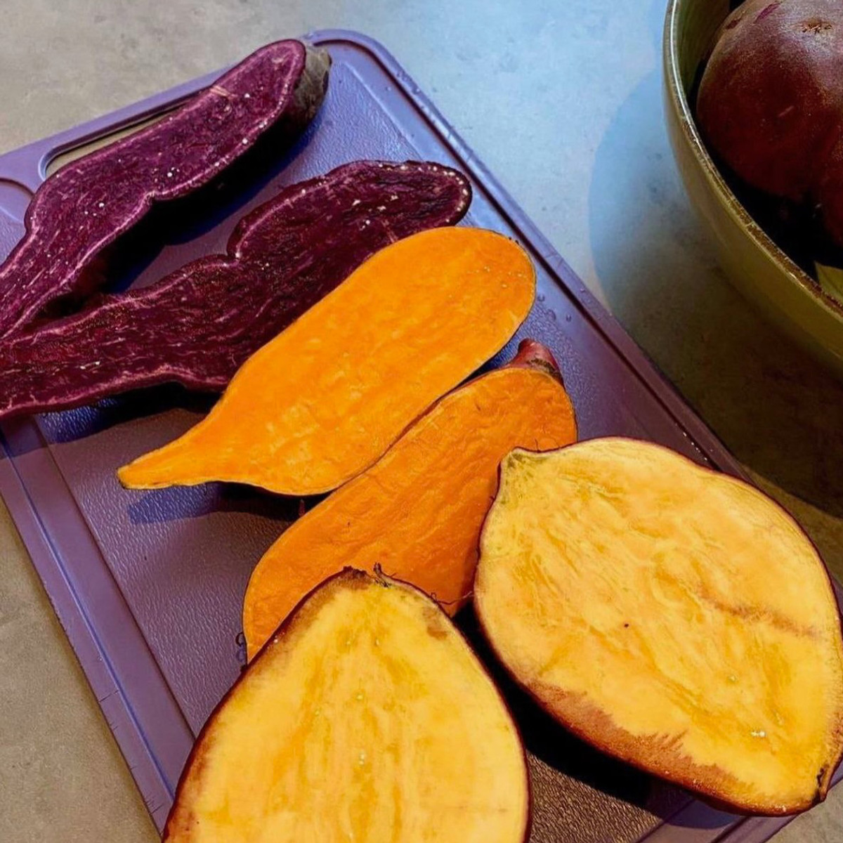 Различные сорта батата