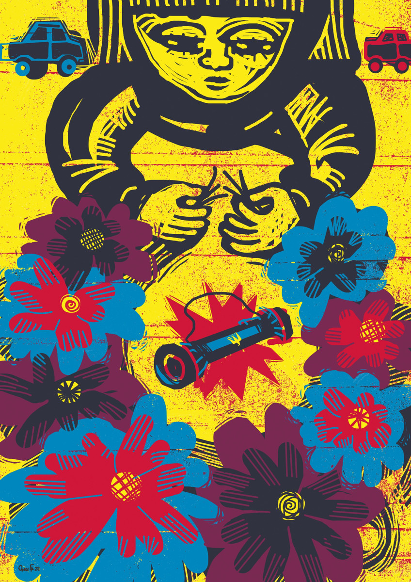 Иллюстрация 7-летняя девочка продает свои поделки ради ВСУ, Олег Грищенко