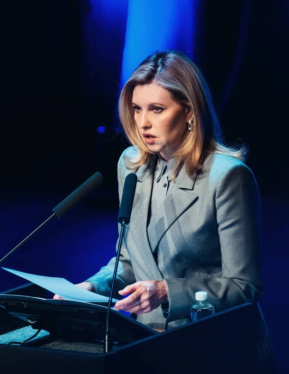 Перша леді Олена Зеленська на конференції Глобальної ініціативи з охорони здоровʼя для України
