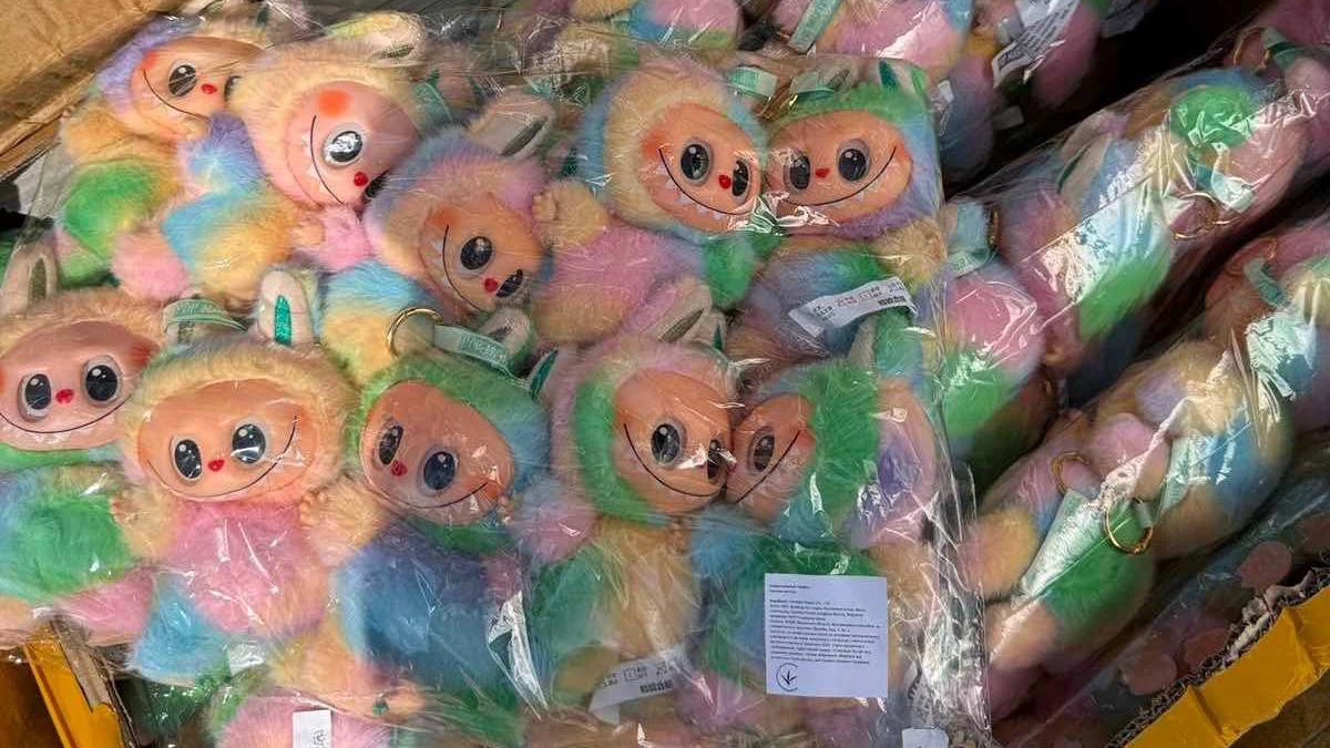 Партия контрабандных Лабубу, которую обнаружили таможенники на Закарпатье