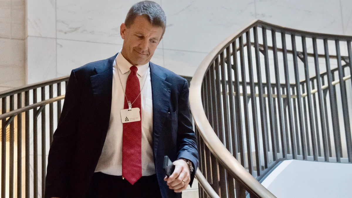 Під час першої каденції Трампа Прінс був його неофіційним радником і хотів купити Мотор Січ та Антонов