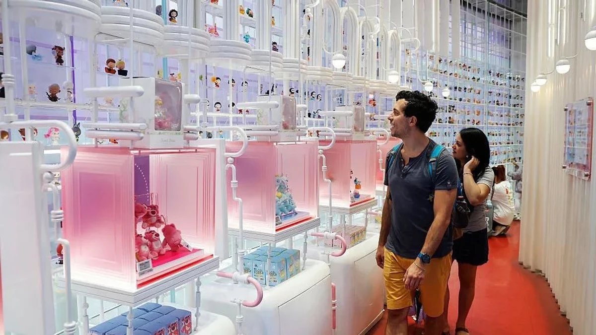 Магазин Pop Mart в Шанхае