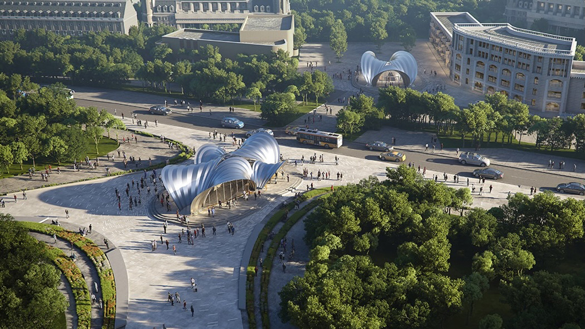 Проект станции метрополитена в Днепре