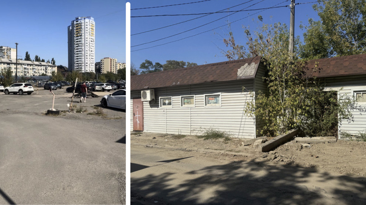 Фото автостоянки на ул. ул. Героев Севастополя (ныне - ул. Академика Шалимова, 23-В по состоянию на 22 сентября 2024 года