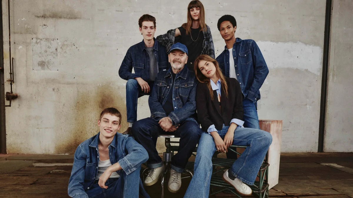 В 2023 году Гольдшмид (в центре) начал сотрудничество с брендом OVS