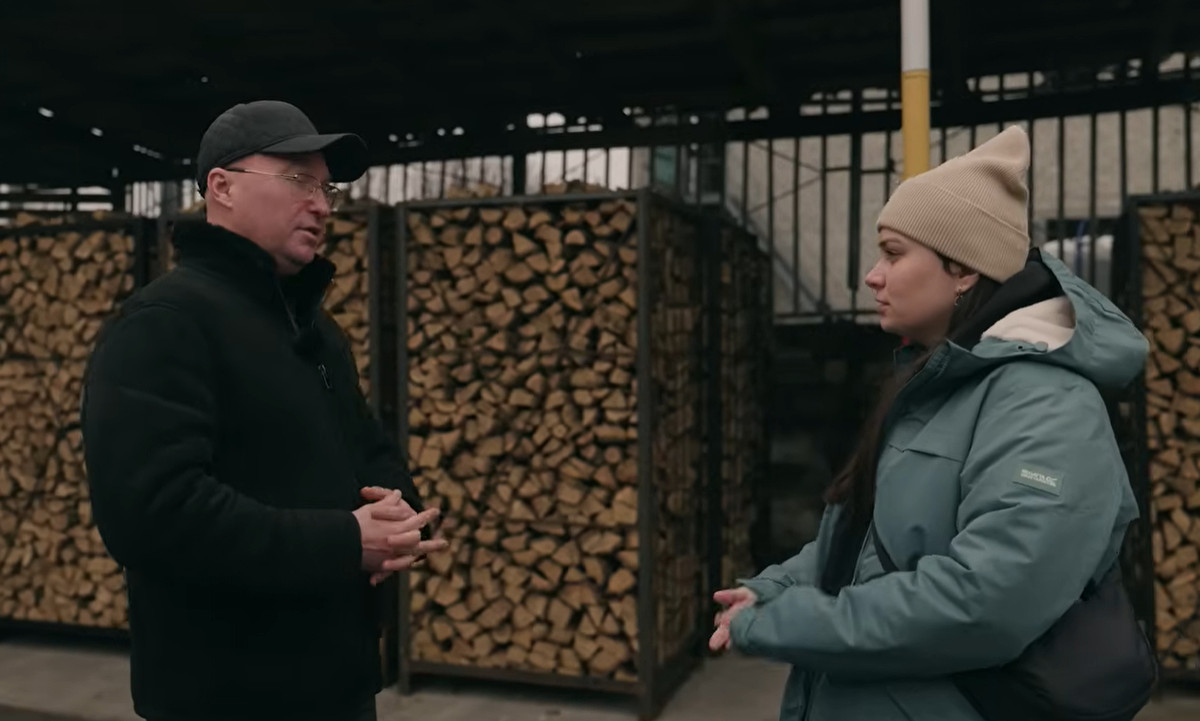 Готовые для отправки дрова