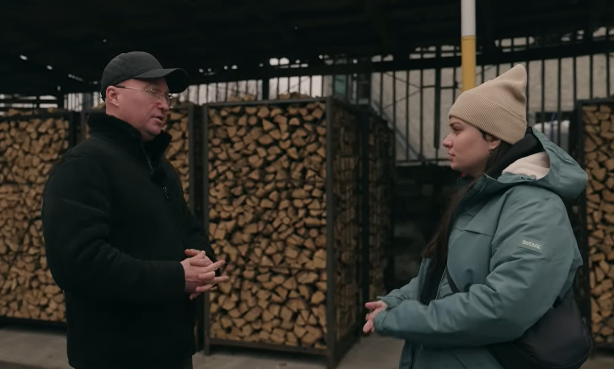 Готовые для отправки дрова