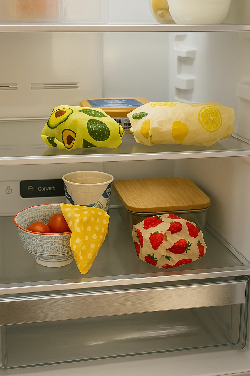 Упакованные в вощанку продукты питания