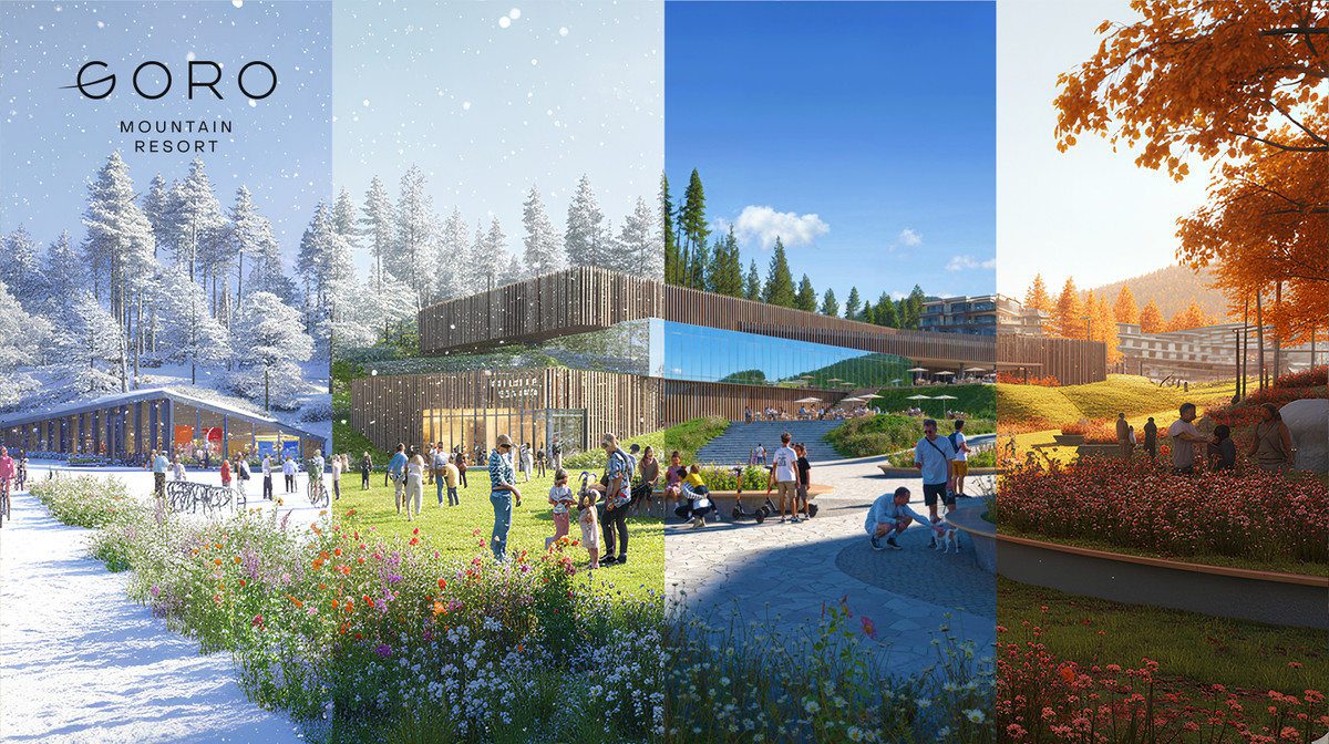 Всесезонний формат курорту GORO Mountain Resort / Ілюстрація: GORO Development