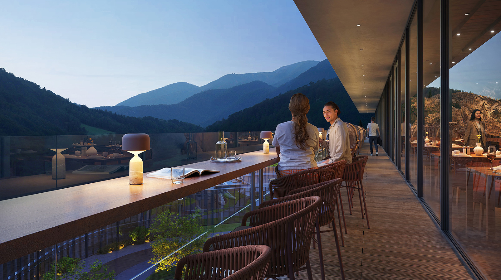 Терраса ONDE Business / Иллюстрация: GORO Development