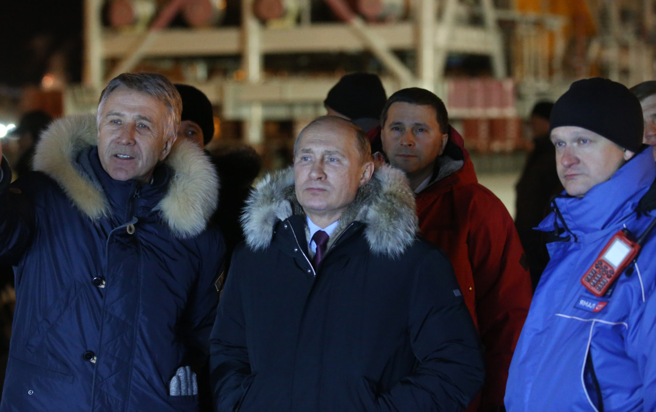 Путін на відкритті СПГ-заводу в морському порту Сабетта, грудень 2017 року