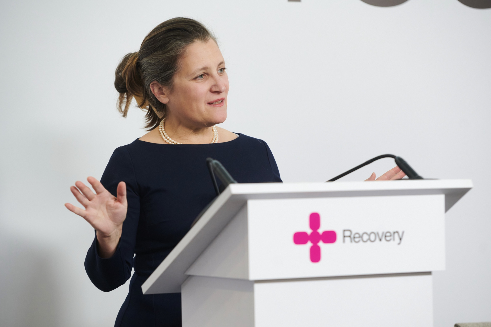 Спеціальна представниця Канади з питань відбудови України Христя Фріланд