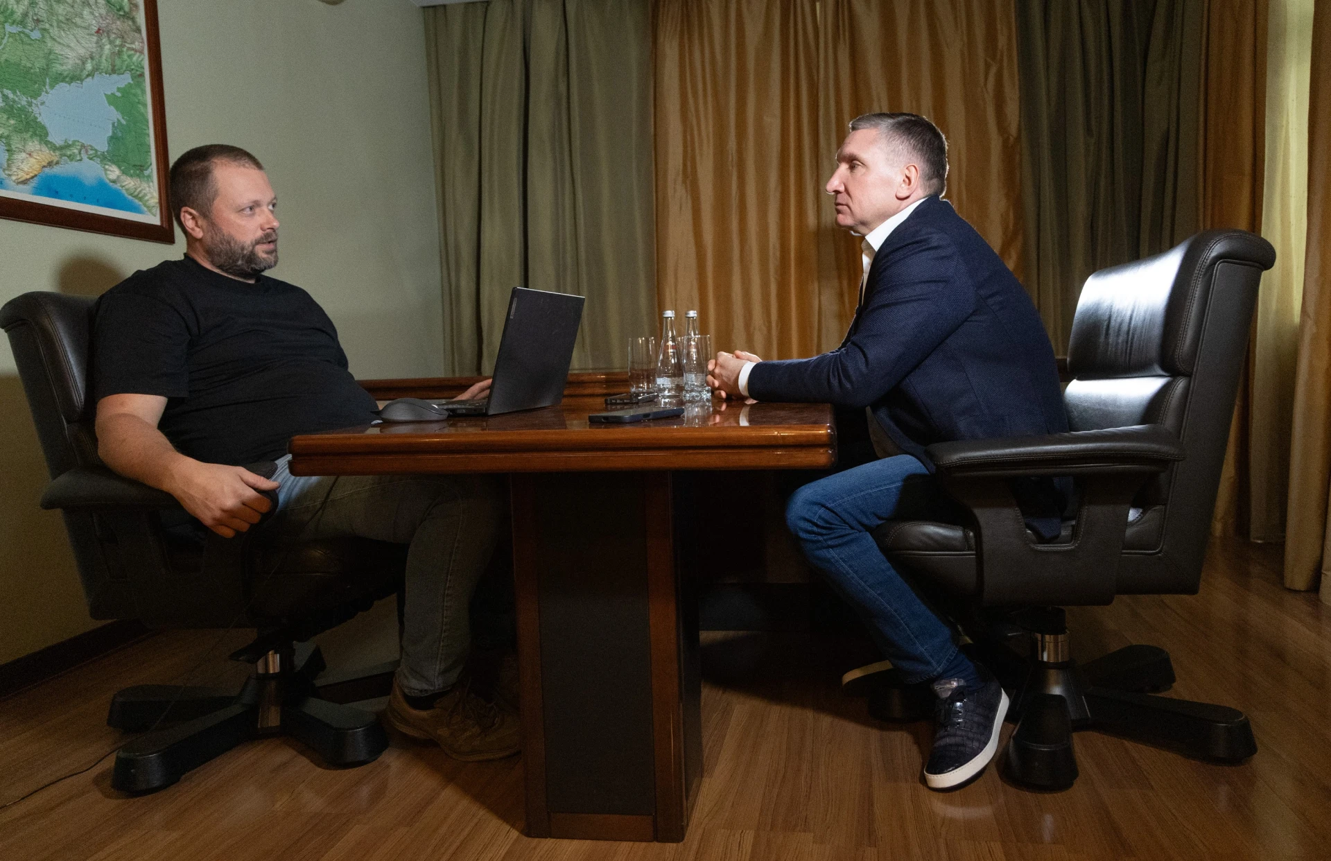 Дмитрий Рясно,  Виктор Полищук, интервью