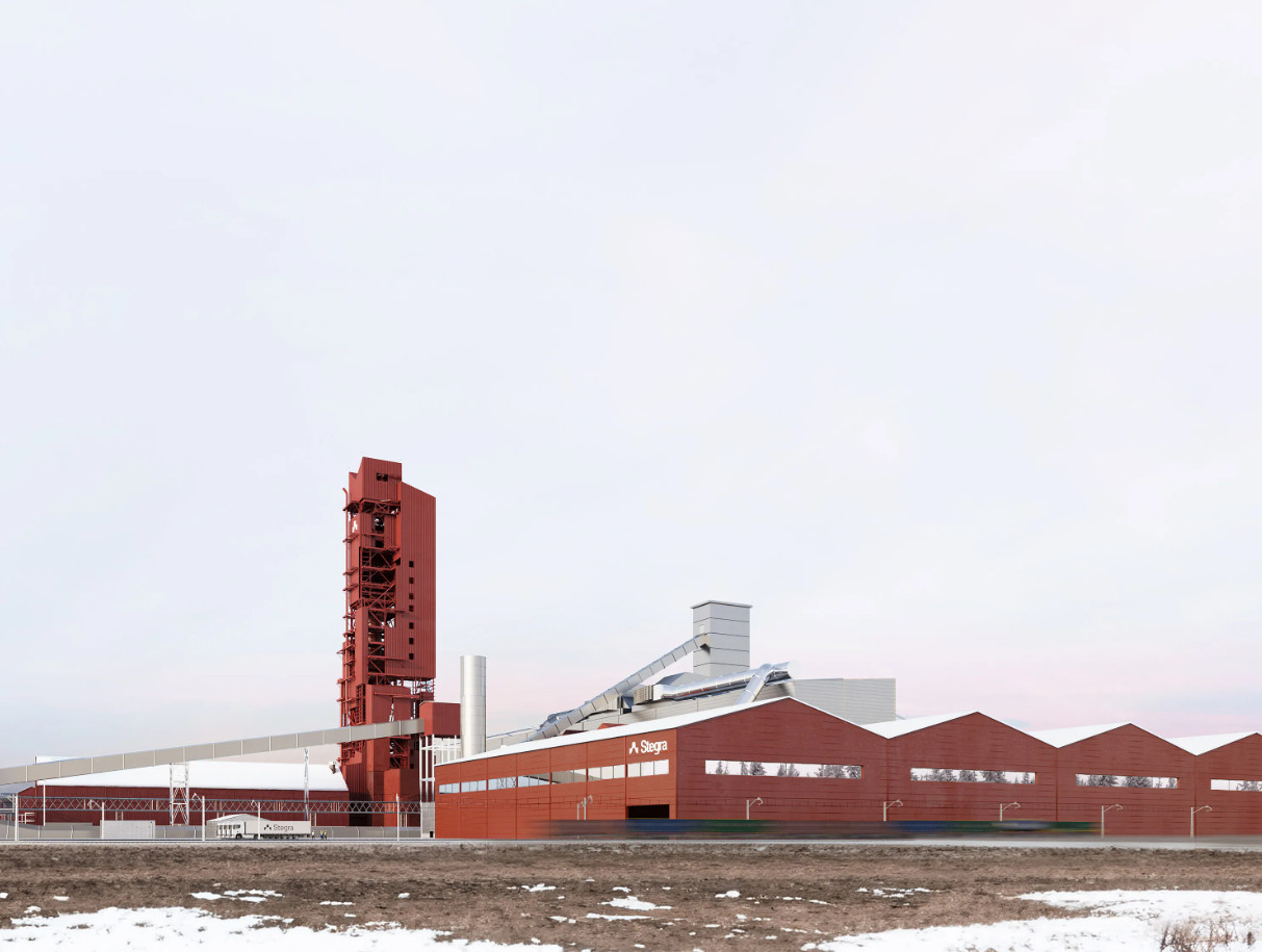 Будущий завод Stegra в Бодене