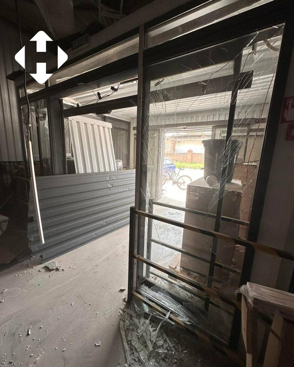 Пошкоджене відділення у Чугуєві