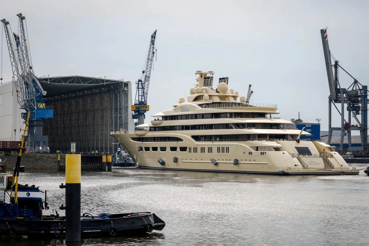 Суперъяхта Усманова Dilbar с июня 2026 года не подпадает под санкции ЕС