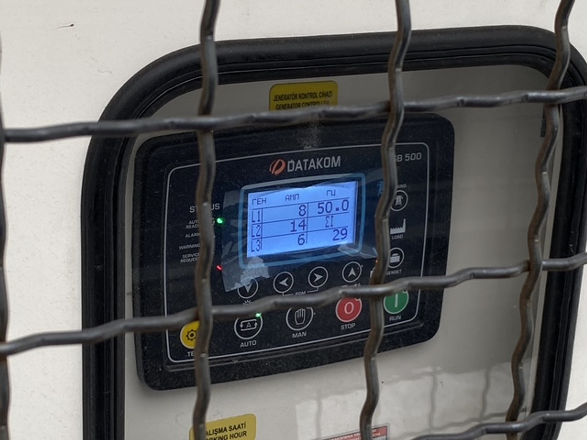 Панель керування дизельним генератором