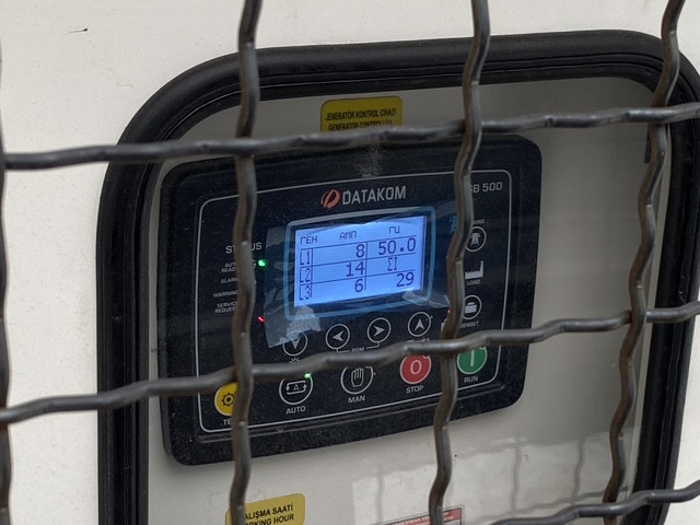 Панель управления дизельным генератором