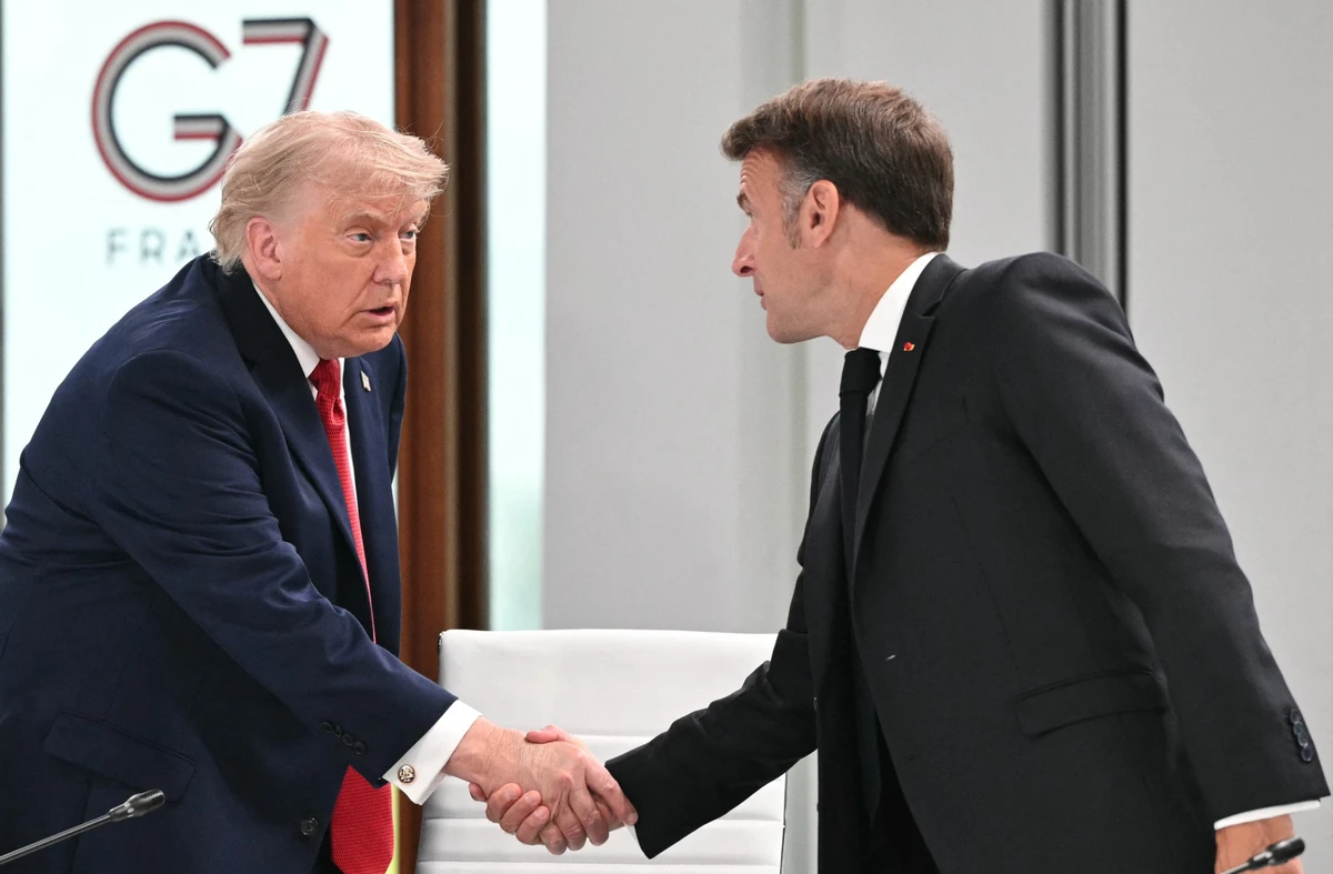 Трамп подписал соглашение во время встречи с Макроном на саммите G7