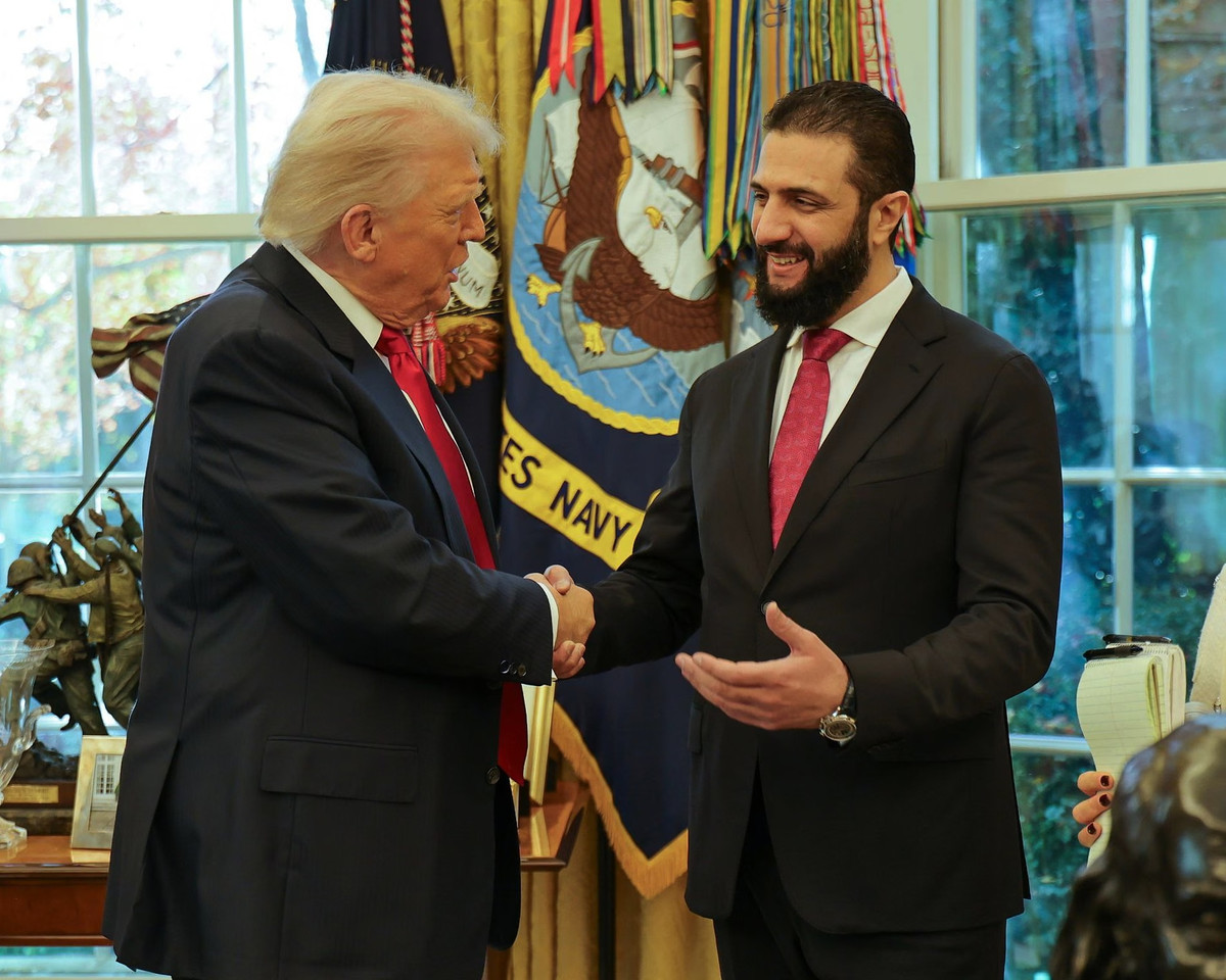 Трамп і аш-Шараа під час зустрічі в Білому домі, листопад 2025 року