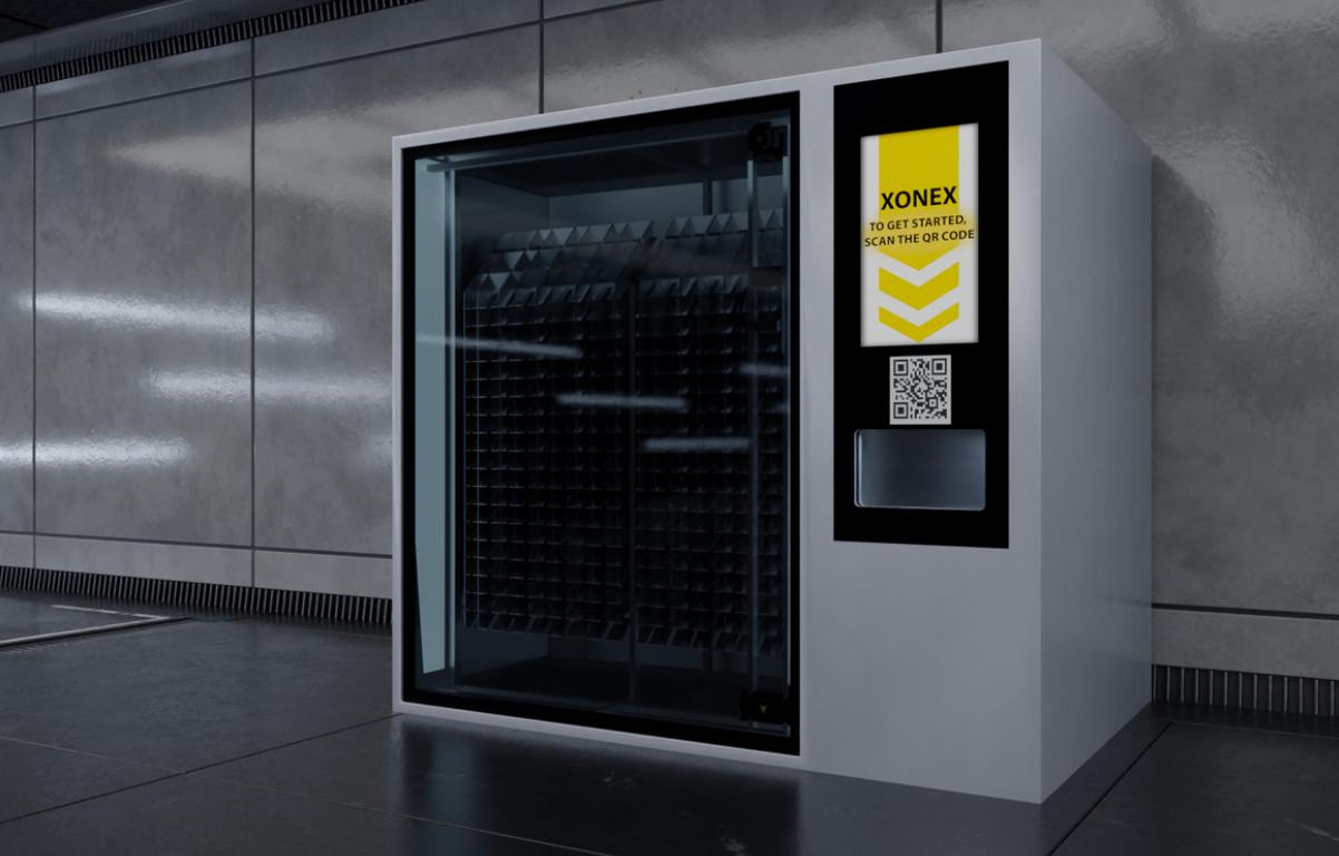 Фото прототипа аппарата по продажам лекарств